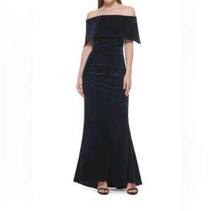 Vince Camuto Navy Evening Gown